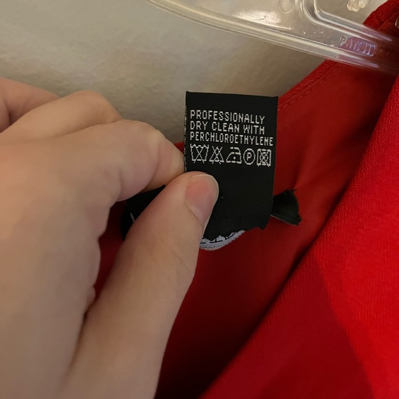 Etcetera red sleeveless fitted dress size 0 - Picture 4 of 8